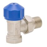 Вентиль термостатичний кутовий DN15 1/2“ IG x 1/2“ AG