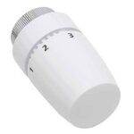 Термостатична головка дизайн (біла)