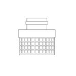 Адаптер для переходу з ∅ 60 на ∅ 80 мм із забором повітря з приміщення turboTEC 1 для перехода с ∅ 60 на ∅ 80 мм с забором воздуха из помещения для котлов turboTEC